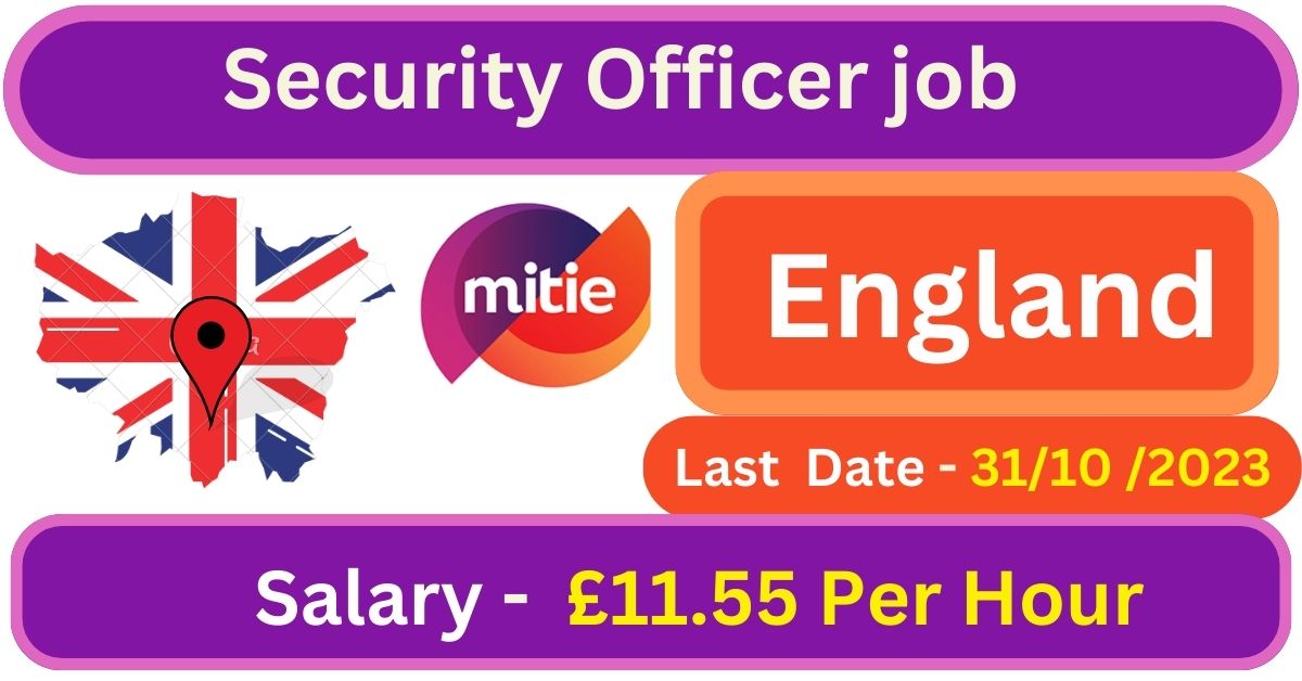 Security Officer job in England