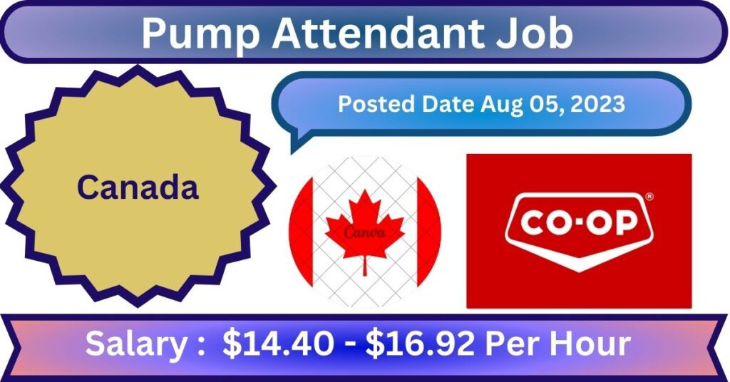 Pump Attendant Job in Canada
