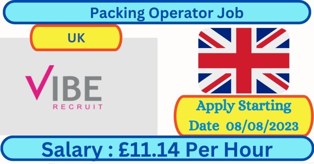 UK Packing Operator Job