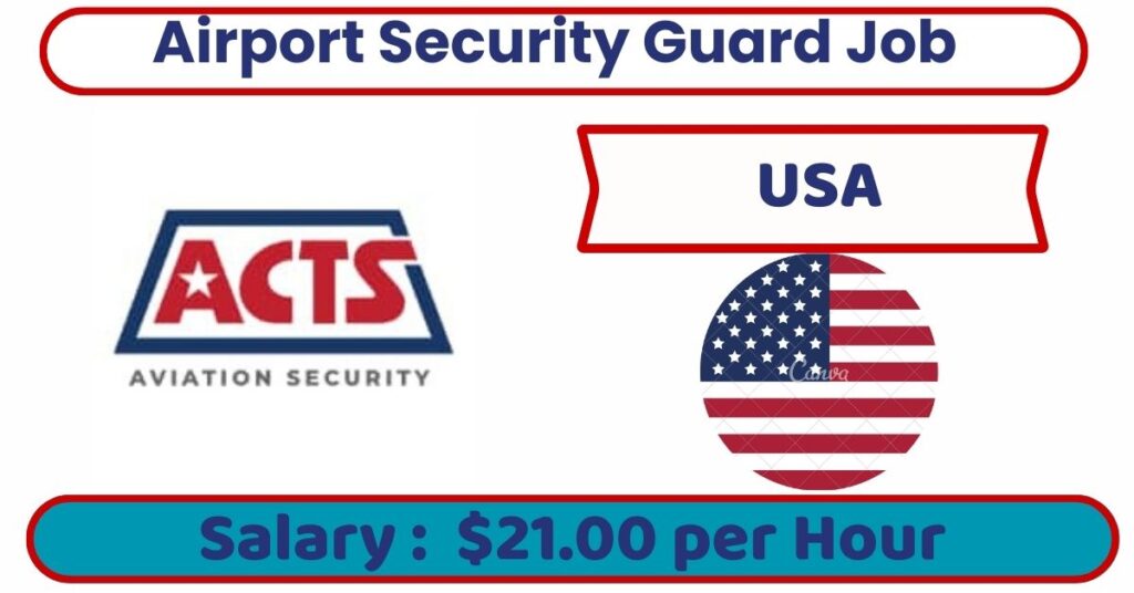 Airport Security Guard Job in USA