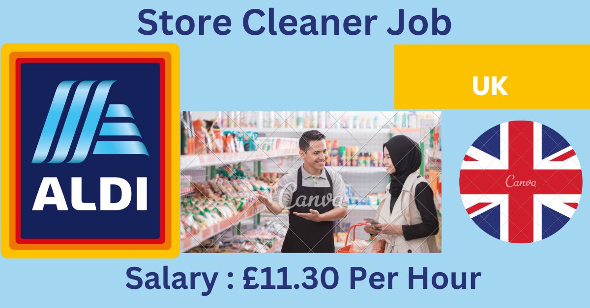 Store Cleaner Job in UK