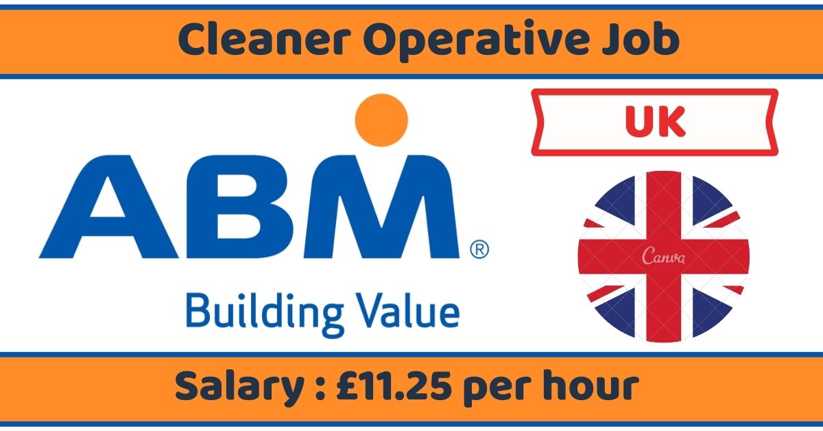 Cleaner Operative Job in UK