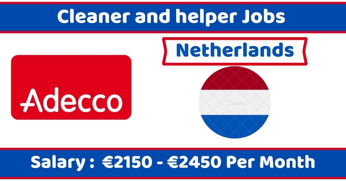 Cleaner Jobs in Netherlands