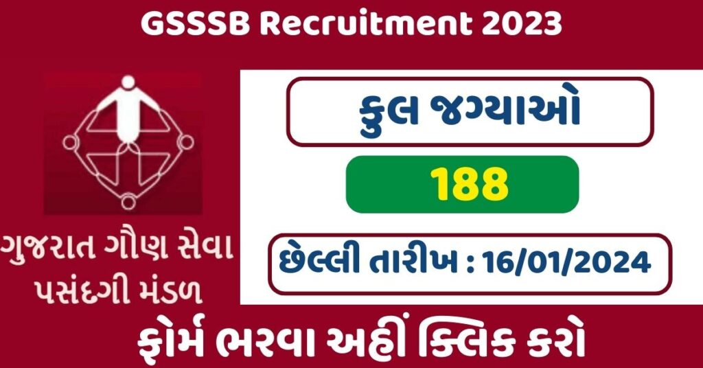 Gujarat Gaun Seva Pasandgi Mandal Post 2023