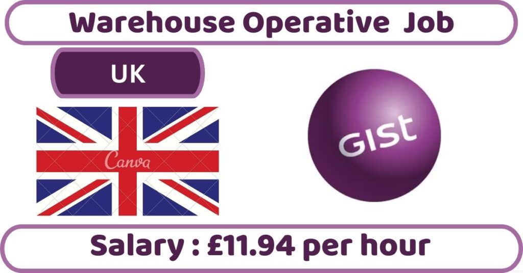 Warehouse Operative UK Job