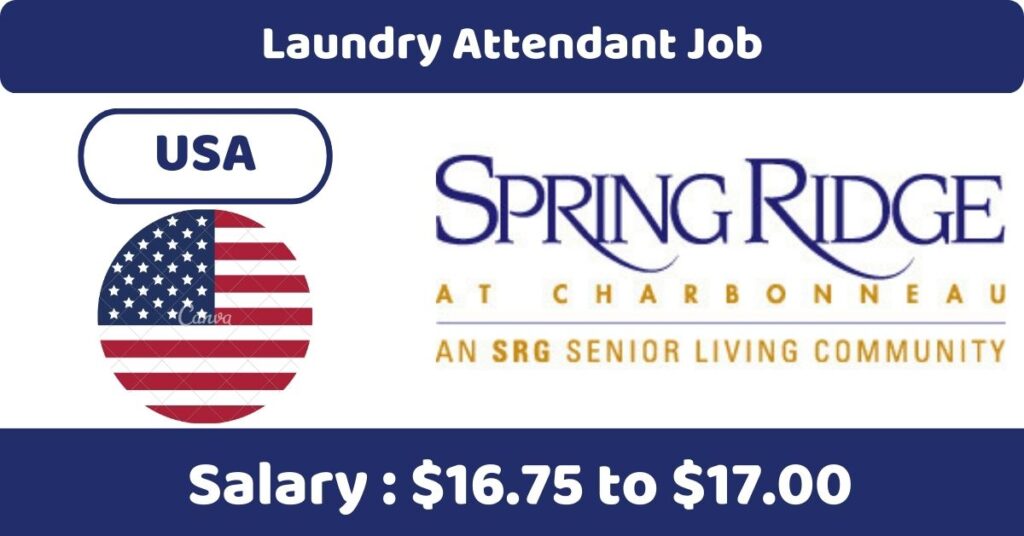 Laundry Attendant Job in USA