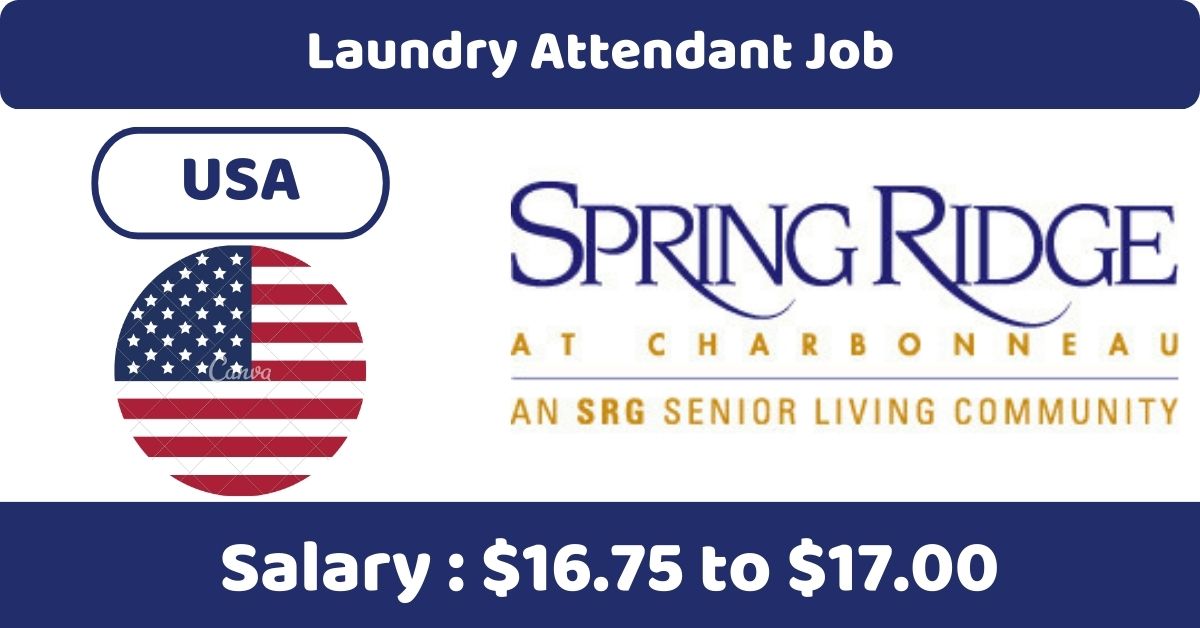 Laundry Attendant Job in USA
