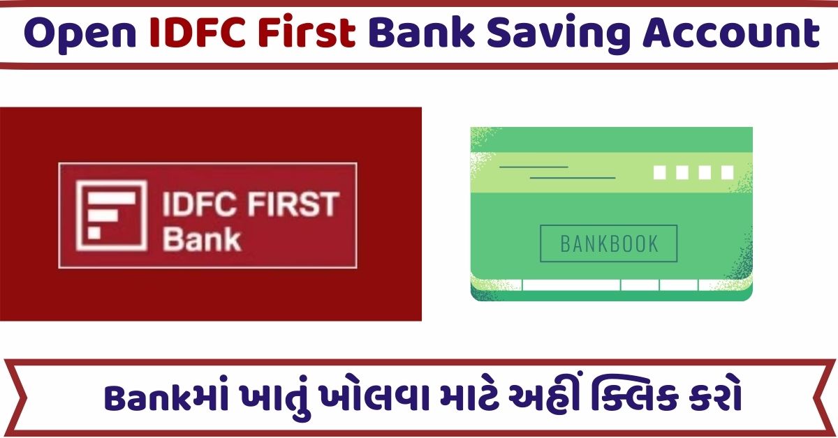 Open IDFC First Bank Saving Account