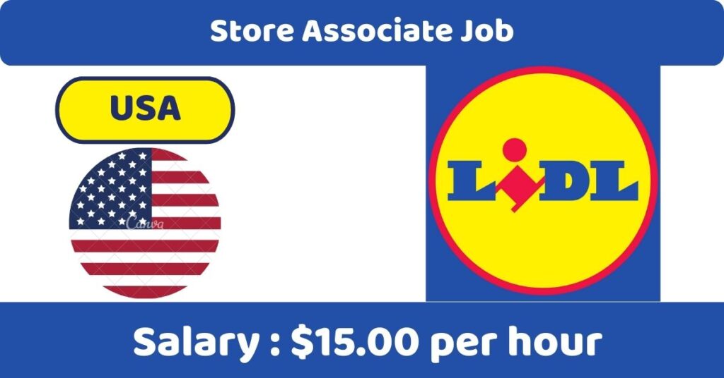 Store Associate Job in USA