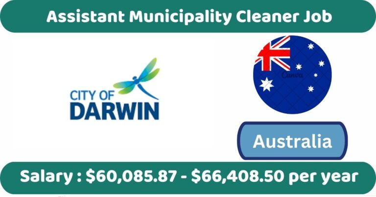 Assistant Municipality Cleaner Job in Australia