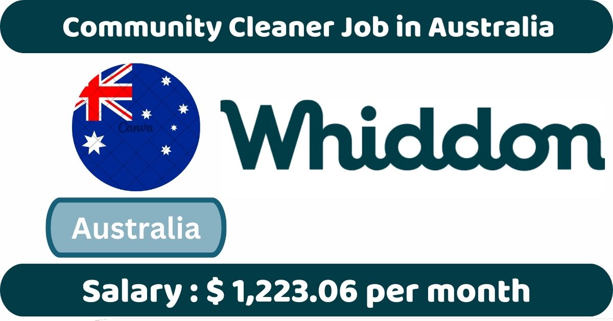 Community Cleaner Job in Australia