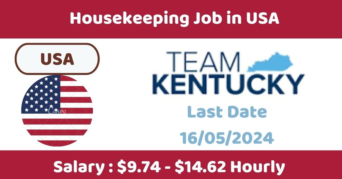 Housekeeping Job in USA Nokri24.in