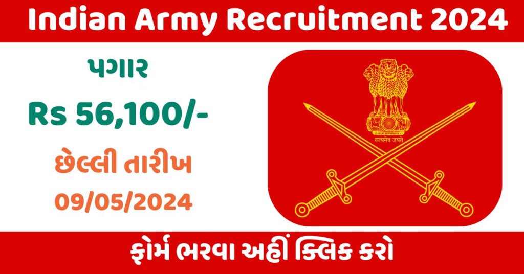 Indian Army Recruitment 2024 - Nokri24.in