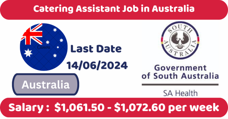 Catering Assistant Job in Australia