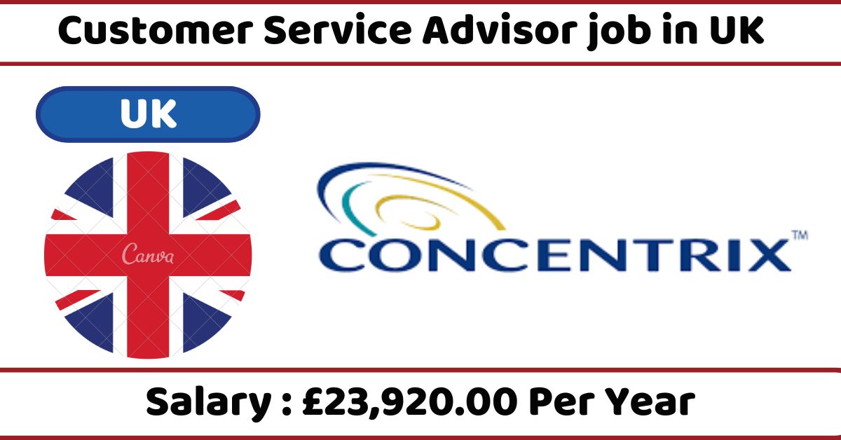 Customer Service Advisor job in UK