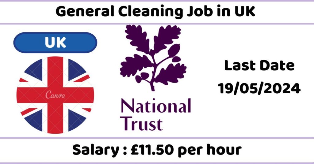 General Cleaner Job in UK