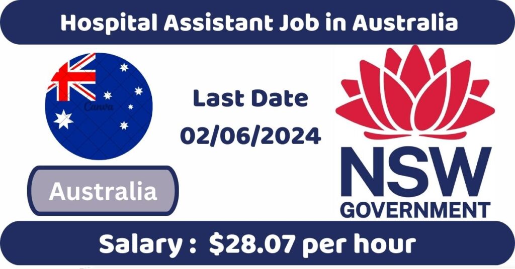 Hospital Assistant Job in Australia