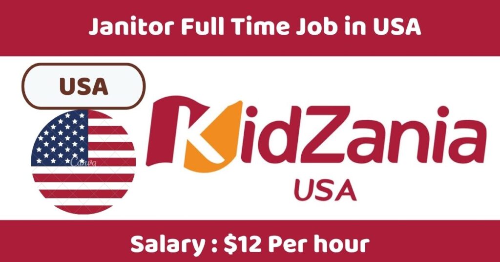 Janitor Full Time Job in USA