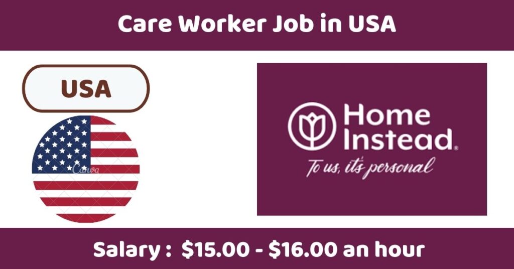 Care Worker Job in USA