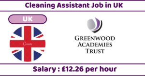 Cleaning Assistant Job in UK