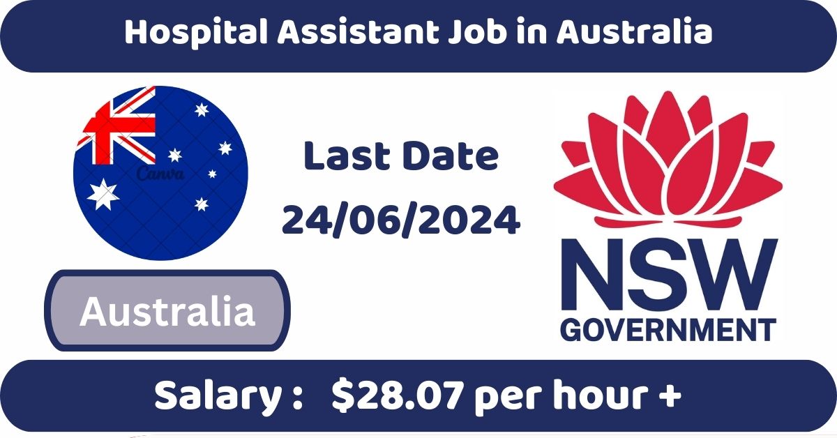 Hospital Assistant Job in Australia