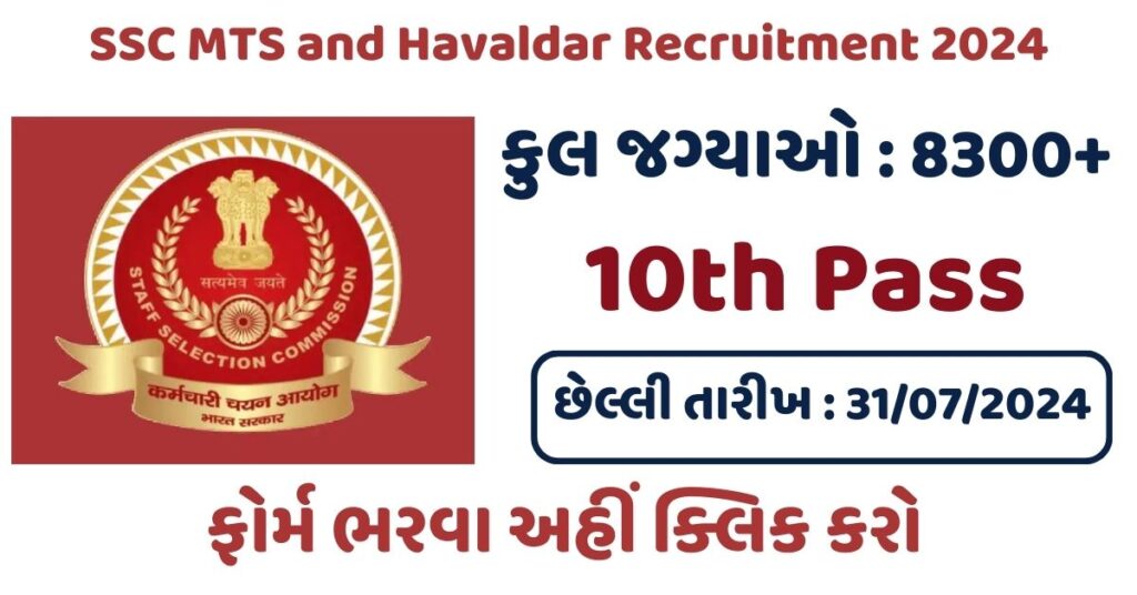 SSC MTS and Havaldar Recruitment 2024