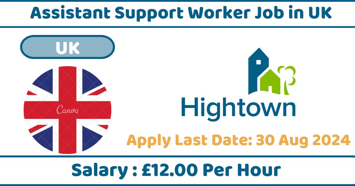 Assistant Support Worker Job in UK