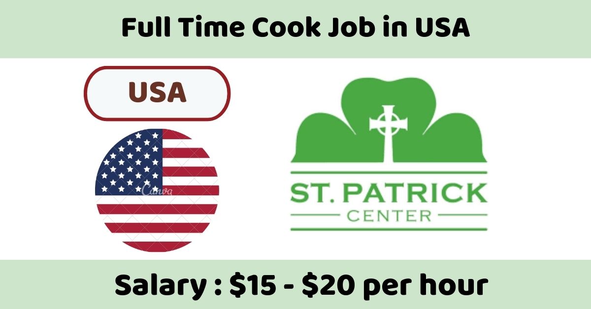 Cook Job in USA