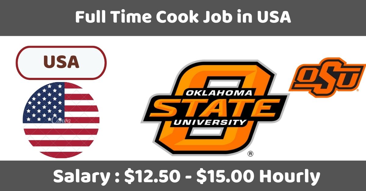 Full Time Cook Job in USA