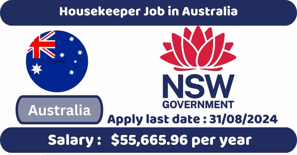 Housekeeper Job in Australia