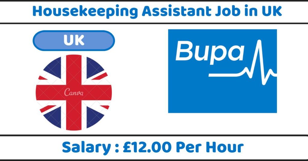 Housekeeping Assistant Job in UK