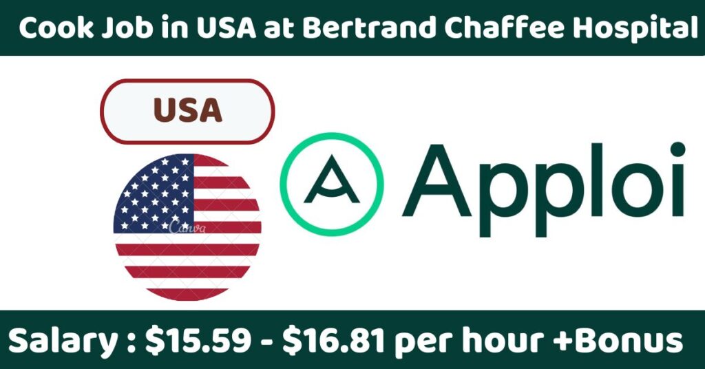 Cook Job in USA