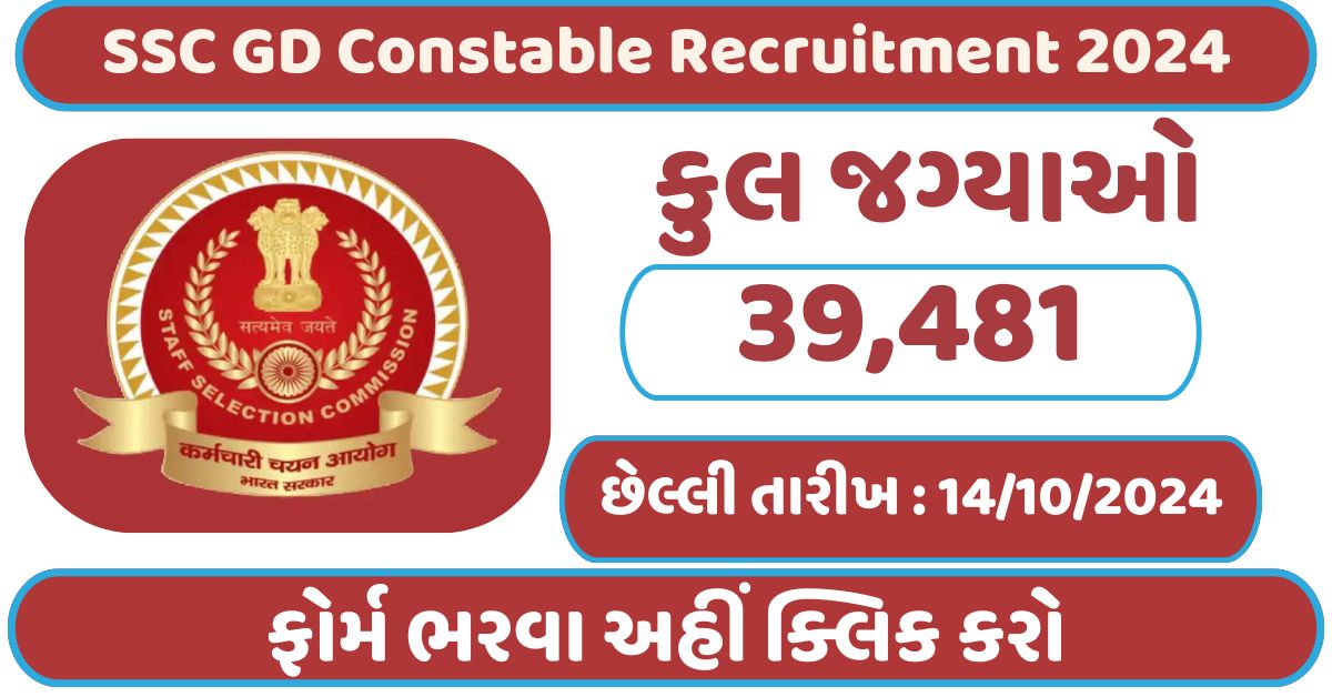 SSC GD Constable Recruitment 2024