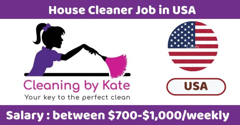 House Cleaner Job in USA