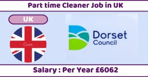 Part time Cleaner Job in UK