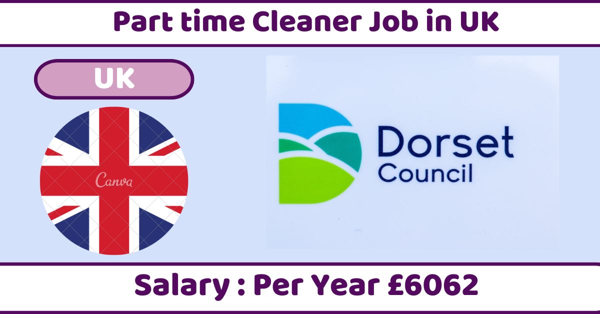 Part time Cleaner Job in UK