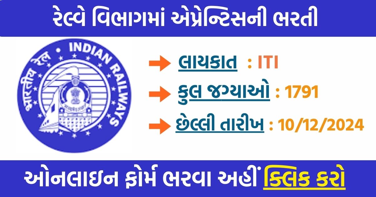 RRC NWR Apprentice Recruitment 2024