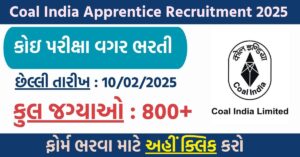 Coal India Apprentice Recruitment 2025