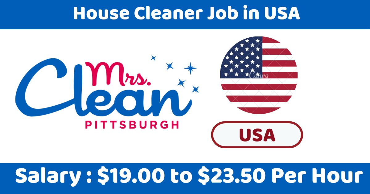 House Cleaner Job in USA