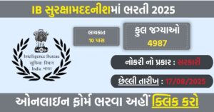 🔐 IB Security Assistant Executive Recruitment 2025 – Apply for 4987 Govt Vacancies | 10th Pass Jobs