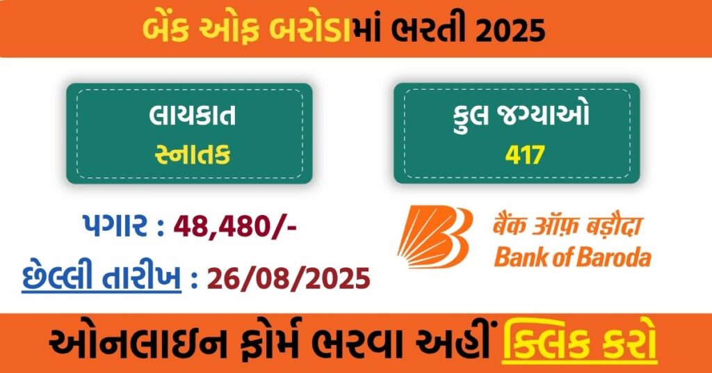 🔔 Bank of Baroda Recruitment 2025: Apply Online for 417 Manager & Officer Vacancies