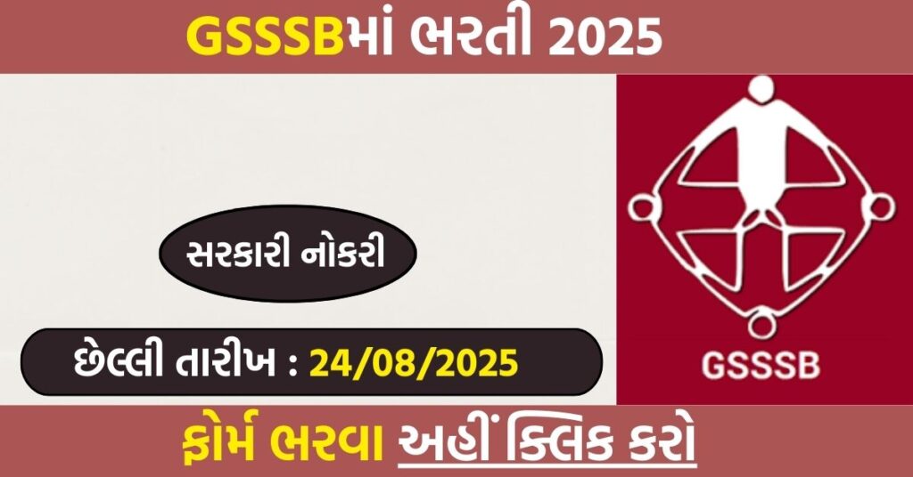 GSSSB Stenographer Recruitment 2025 – Important Consent Form Notice
