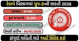 RRB Group D Recruitment 2026: Apply Online for 22,000 Level-1 Posts