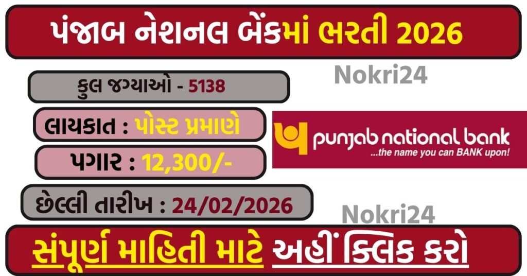 PNB Apprentice Recruitment 2026 – Apply Online for 5138 Graduate Apprentice Posts