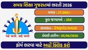 Samagra Shiksha Gujarat Recruitment 2026: Apply Online for State, District & KGBV Posts