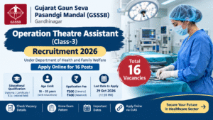 GSSSB Assistant Recruitment 2026: Apply Online for 16 Posts
