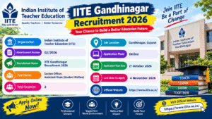 IITE Gandhinagar Recruitment 2026: Apply Online for Non-Teaching Posts