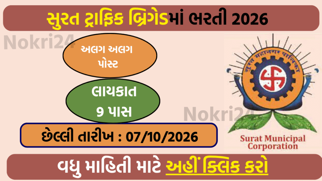 Surat Traffic Brigade Recruitment 2026: Honorary Traffic Brigade Volunteer